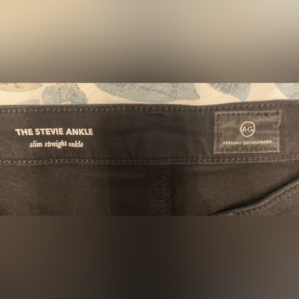 AG Adriano Goldschmied Jeans Womens The Stevie Ankle Black Wash 29 regular - Picture 3 of 9